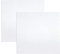 DRERIO 2 Stück 3mm Plastikplatte Weiß ABS Kunststoffplatten 3mm Weiße Kunststoffplatten 30 x 30 cm ABS Platten für Basteln, Kotflügel, Heimdekoration usw