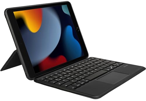 iPad 10.2 2021/2020 Hülle - Gecko Keyboard Cover 2.0 - QWERTZ - Grau