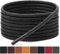 Handshop 3 Pares de Cordones para Zapatos de Vestir para Hombre, Cordones de Repuesto para Zapatos de Vestir, Cordones Encerados Redondos para Zapatos Oxford de Mujer y Chukka (Negro, 100cm)