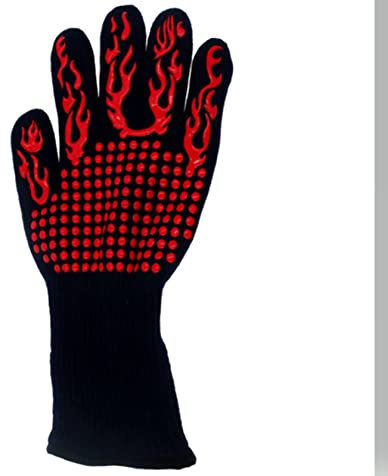 KINHA Gants pour Micro-Ondes Résistance aux Hautes températures Gant de Barbecue Gants de Four 500 800 degrés Gant de Gril Ignifuge