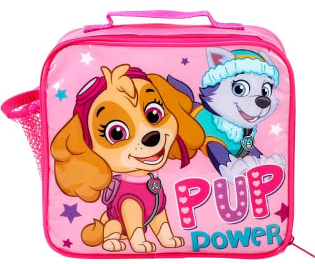 Bolsa de almuerzo de la Patrulla Canina con Skye y Everest para la escuela o el viaje de los niños