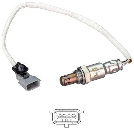 DELPHI ES21071-12B1 Lambdasonde Oxygen O2 Sensor Beheizt Kompatibel mit RENAULT Megane 3 Grandtour KZ0/1 226A47260R