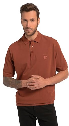 JP 1880 Herren Bauchfit Polo-Pullover, Bernstein, 8XL