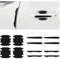 CGEAMDY 12 Stück Auto-Türgriff-Schutzfolie, Karbonfaser-Autotürgriff-Abdeckungen Gegen Kratzer, Universal 3D Carbon Fiber Auto Türgriff Kratzschutz Cover Guard Film