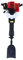 GCIUEMMH Garden Tree Digger with Flat Pickaxe - 52CC 2-Stroke Petrol Tree Pit Digger 1900W Portable Excavator Air-Cooled Digging Machine Hand-held Digger Trencher Excavator Machine for Garden and Farm