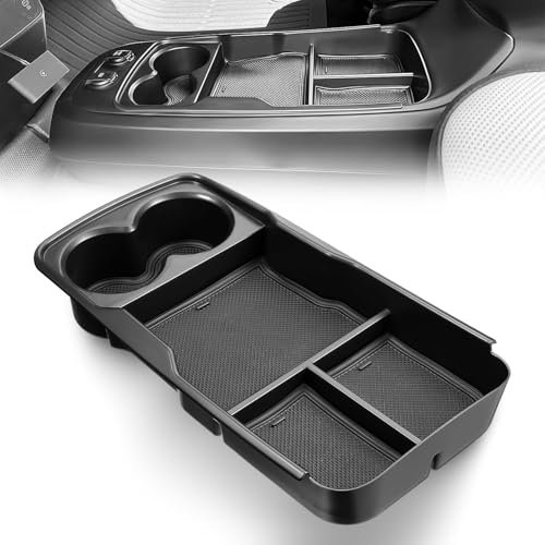 GEARCELL Center Console Armrest Storage Box, Center Console Organizer Tray Compatible with KIA EV6 2021-2024, Armrest Storage Glove Box Insert Interior Accessories