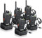 ESYNiC 5PZ Walkie Talkie Ricaricabile VOX Radio PMR446MHz 0.5W Frequenza Civile 5X Ricetrasmittente Portatile 16 Canali Singola Banda Woki Toki con USB Caricabatterie per Negozi Sopravvivenza