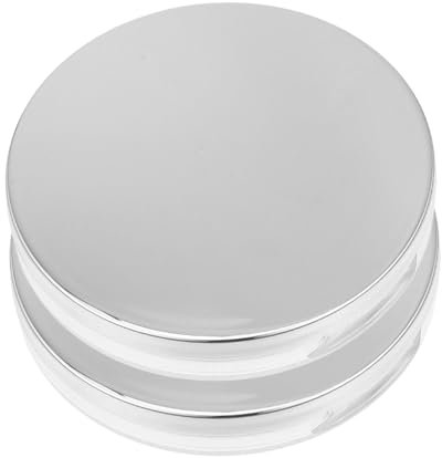 CRILSTYLEO Scatola Per Trucco in Polvere 2 Pezzi Riutilizzabile Custodia Per Cipria Ultra Sottil Contenitore Compatto Adatto Viaggi Shopping
