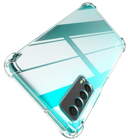 Garegce Hülle Huawei P Smart 2021 Durchsichtige, Handyhülle Huawei P Smart 2021 Transparent stoßfest, Silikon Kristall Schutzhülle Dünne Weiche TPU Case Kratzfest Bumper - Klar