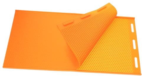 CIYODO Silikonform für Bienenwachsplatten, Orange, Einfach zu Bedienen