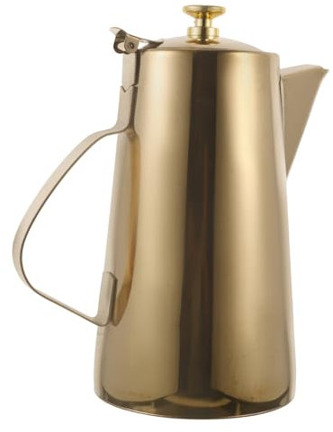 CRILSTYLEO Hervidor De Agua De Acero Inoxidable Pico Para Té y Sopa Dispensador De Para Cocina y Restaurante Resistente Altas Temperaturas Para Camping y Uso Doméstico