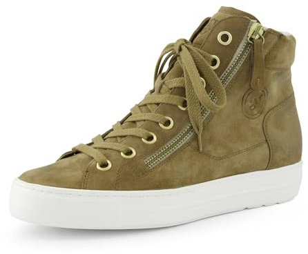 Paul Green Damen, Frauen High-Top Sneaker,Halbschuhe,straßenschuhe,Strassenschuhe,Sportschuhe,Freizeitschuhe,Mittelbraun (JA),40.5 EU / 7 UK