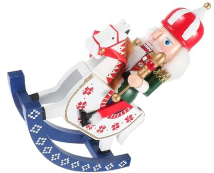 Amosfun Adornos De Cascanueces Tradicionales De Madera Figuras De Soldados para Decoración De Mesa para Interiores Navidad