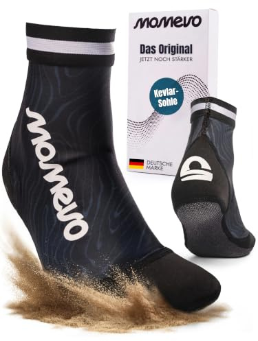 Momevo® Beachmates PRO Beachvolleyball Socken, robuste Neopren Beachsocken | mit Kevlar-Sohle und effektivem Kälteschutz