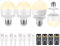 LGMCF Rechargeable Light Bulb, E27 Dimmable Bulb with Hidden Hook and Remote Control, 10W Battery Powered Light Bulb with Magnetic Base Detachable for Non Hardwired Lamps, Camping, Emergency, 4 Pack