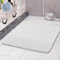 COSYLAND Tapis de Douche Antidérapant 80x80 cm - Tapis de Bain Sécurité Confortable en PVC Luffa - Séchage Rapide avec Trous de Drainage - pour Salle de Bain et Zones Humides - Découpable - Blanc