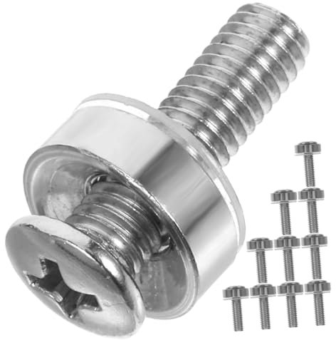 Uonlytech 50-teiliges M5-rackschrauben- Und Muttern-set Verzinkte Server-rack-käfigmuttern Für Eine Einfache Installation