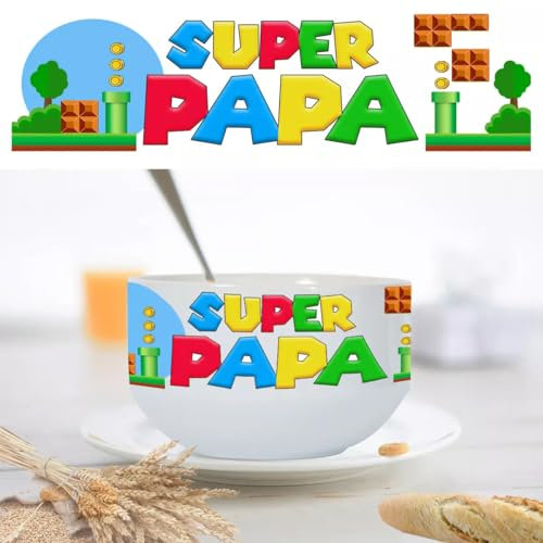 Générique Bol petit déjeuner pour papa façon super mario
