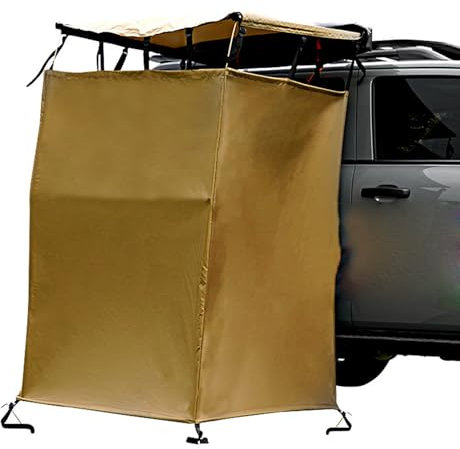 PLKEQS Tente de Toilette popup sur Le Toit Salle de Douche de Voiture Enceinte d'intimité Dressing Room Tente de Douche pour Camping Nautisme Pêche Habillage de Voyage