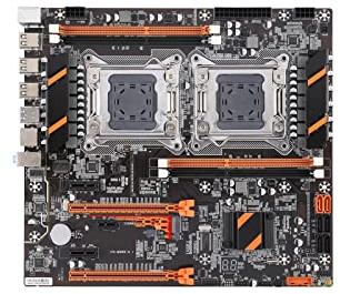 Pc Motherboard Fit For Kllisre X79 Dual CPU Motherboard LGA 2011 E-ATX MAIN BOARD USB3.0 SATA3 PCI-E 3.0 16X PCI-E NVME M.2 SSD Support Xeon Processor