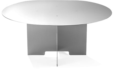 draadwerk® Sofatisch Groß | Für Wohn- und Schlafzimmer | Modernes Design (Edelstahl, Chrom)
