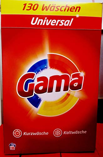 Waschmittel GAMA pulver Classic 130WL, 8,450kg, ehemaliger vizir