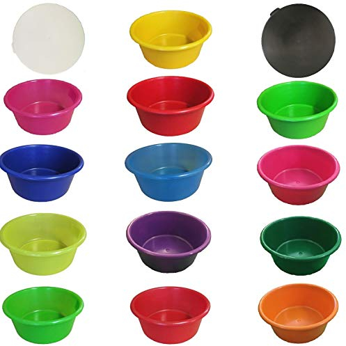 NETPROSHOP Schüssel Müsli Schale 5 Liter auf Wunsch mit Deckel Lebensmittelecht, Farbe:Lila