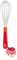 Birkmann, Colour Kitchen, Schneebesen aus hochwertigem Edelstahl mit Kunststoffgriff, BPA-frei, zum Kochen und Backen, bis 100 °C, spülmaschinengeeignet, rot, 27 x 6,5 cm, 422377