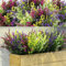 12 Paquets Buissons de Lavande Fleurs Artificielles pour Plantes Résistantes à UV pour Arrangement Floral, Centre de Table, Jardin Maison (Couleur Mixte)