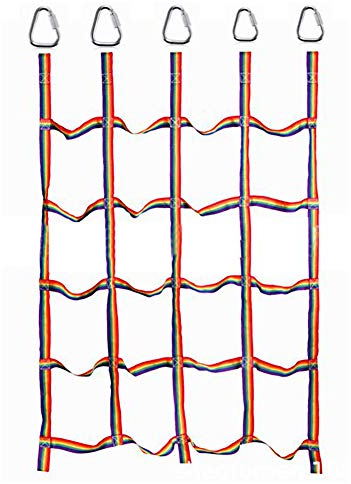 Tefola Rete da Arrampicata per Bambini, Rete da Arrampicata per Bambini in Nylon Rete da Arrampicata per Allenamento Fisico per l'intrattenimento Sportivo Quotidiano