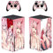 Vanknight XB Series X Konsole Controller Skin Decals Sticker Hot Anime Girl Wrap Vinyl für XB Series X Konsole Anime Lady