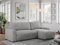 MKS MEBLE Velvet Stoff, Velvet Couch, Sofa mit Schlaffunktion und Bettkasten, Schlafsofa Velvet, Couchgarnitur Ecke Bettcouch, Velvet Stoff - Argos - Hellgrau Velvet