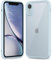 oakxco Thin Slim Clear case for iPhone XR, Transparent Hybrid Hard Shell Plastic & Soft Silicone Rubber Bumper, Non-Yellow Acrylic Protective Lightweight Cover for Women, Light Blue