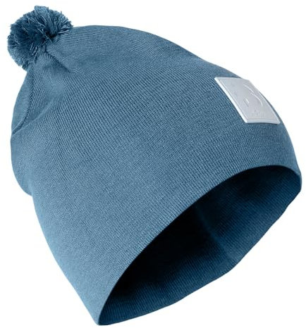 B DÆHLIE Daehlie Damen Herren Unisex Mütze Skimütze Strickmütze Bommelmütze Hat Tradition, Farbe:Taubenblau, Artikel:-23950 Elemental Blue
