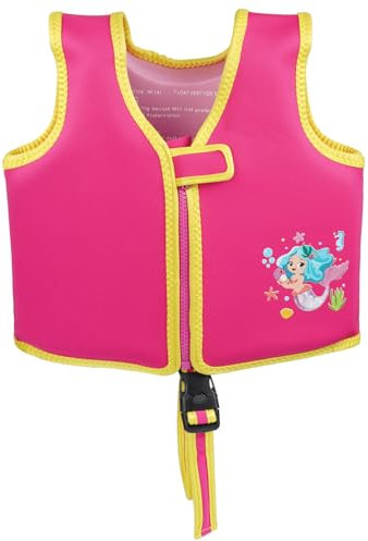 Chaleco Flotador Niño 1-6 Años,Rainllon Chaleco de Natación para Niños,Chaleco Piscina para el Aprendizaje de la Natación Ideal para Niños (M)
