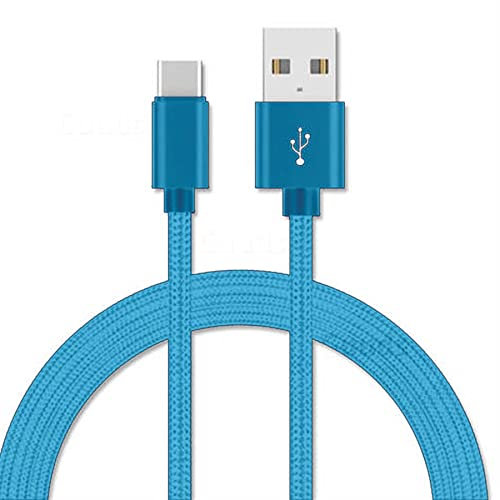Sony funda para fuerte Nylon trenzado 1 m carga rápida USB tipo C Cable De Datos/Carga/Sincronización/transferir plomo Cable conectores de metal [] [USB-C a USB A] [soporta USB 3.1]