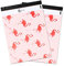 Wanxida 100St Folienversandtaschen Plastikversandbeutel Versandbeutel Warenbeutel Versandtasche, undurchsichtig, 25cm x 35cm, Rosa
