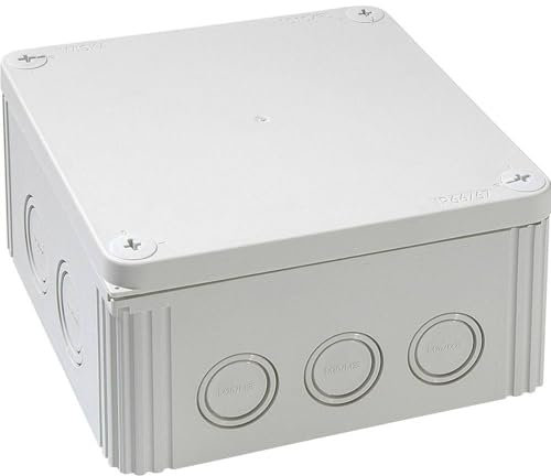 Wiska 10060705 Abzweigkasten (L x B x H) 140 x 140 x 82 mm Lichtgrau (RAL 7035) IP66/IP67 1 St.