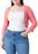 Vera Mont Damen Bolero-Jacke figurbetont Pale Rose,44