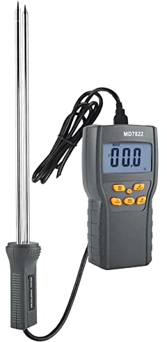 Getreide Feuchtemessgerät, Fydun Tragbar Feuchtigkeitsmessgeräte Digital LCD Display Feuchtetester Smart Sensor für Mais Weizen Reis Bohnen Weizen Paddy