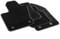 MDM PRO-7447 Fußmatten für Jeep Compass (auch 4xe Plug-in Hybrid) 08.2017>, Passgenau Velours Kunstlederkanten und doppelten Steppnaht Chromnähte, black