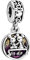 PANDORA Disney Micky Maus und Minnie Maus „Glücklich und zufrieden“ Charm-Anhänger, 1,12cm, Mehrfarbig
