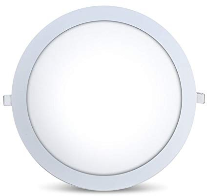 24w Ultra Slim LED Panel Einbauleuchte Deckeneinbau Panelleuchte Deckenlampe Warmweiß Rund Ø 300mm