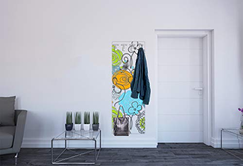 Slato Wandgarderobe aus bedrucktem Acryl Susy 46 x 130 cm