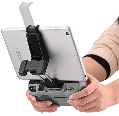 HeiyRC Supporto regolabile per tablet DJI Neo/4K/4 Pro/2/Mini 3/AIR 3/2S/Mavic 3 Drone Remote Controller – 7-10.5 pollici Tablet Clip Stand Mount per iPad Mini/Air