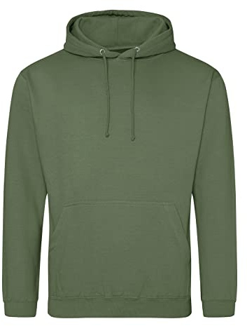 AWDis Just Hoods JH001 Unisex College Hoodie - Earthy Green - XL