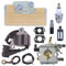 Carburateur Filtre à air Bobine d'allumage Kit pour Stihl 024 026 024AV MS240 MS260 Tronçonneuse avec Bougie d'allumage Tuyau d'huile Filtre à carburant