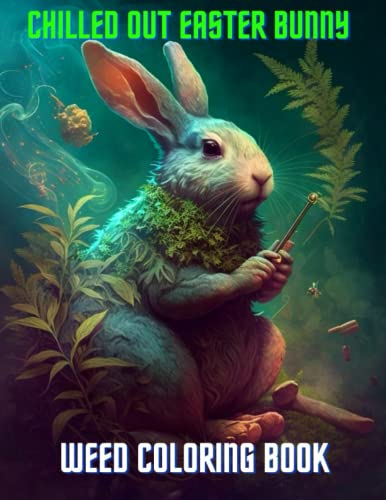 Chilled Out Easter Bunny Weed Coloring Book: Funny Coloring Pages with Stoner Bunnies, Easter Egg, Chicken, Marijuana, Cannabis, Perfect gifts for Adults