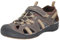 GRITION Herren Wandern Sandalen Outdoor Geschlossene Trekkingsandalen Klettverschluss Verstellbaren Männer Sommer Sandale Sportsandalen Wandersandalen Wasserfest Schuhe 44eu braun