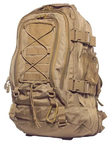 Miramrax Taktischer Rucksack, Militär, Armee, Tagesrucksack – Assault Pack für Herren, Molle-Rucksäcke, Bug-Out-Tasche, 3-Tage-Pack zum Wandern, Coyote, 40L, Sportlich